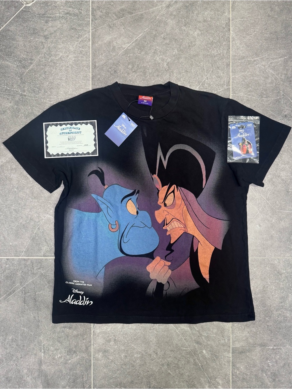 Disney D23 Expo 2026 Shoe Palace Aladdin Genie & Jafar LE 300 Shirt Bundle